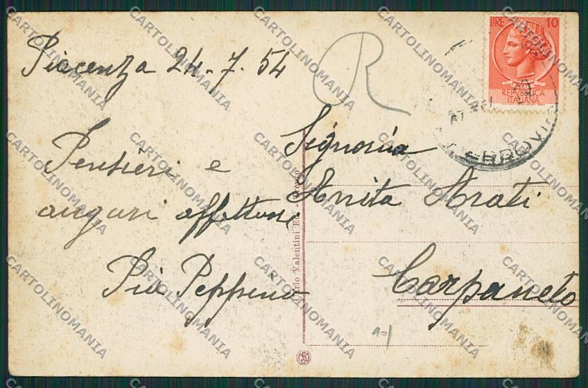 Trento Pinè Lago della Serraia cartolina ZC2843 – retro