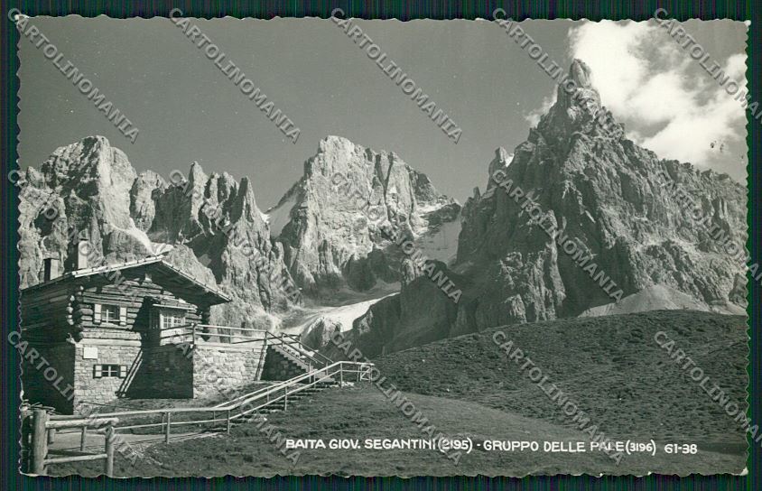Trento Passo Rolle Baita Giovanni Segantini Foto cartolina ZC2863 – fronte