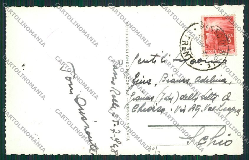 Trento Passo Rolle Baita Giovanni Segantini Foto cartolina ZC2863 – retro