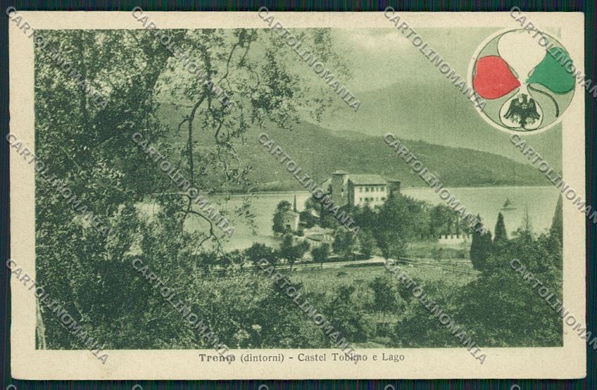 Trento Lago di Toblino Castel Alterocca cartolina ZC2918 – fronte