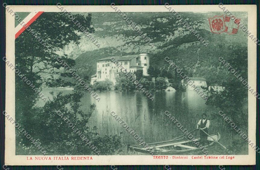 Trento Lago di Toblino Castel cartolina ZC2948 – fronte