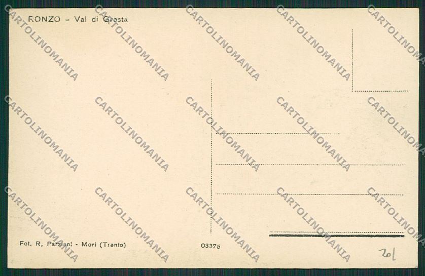 Trento Ronzo cartolina ZC2951 – retro