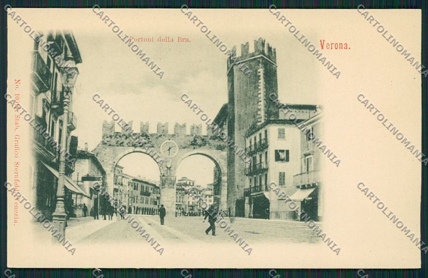 Verona Città Portoni della Bra cartolina ZC3012 – fronte