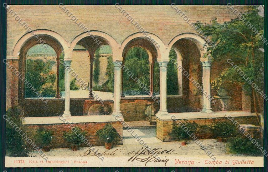 Verona Città Tomba di Giulietta cartolina ZC3032 – fronte
