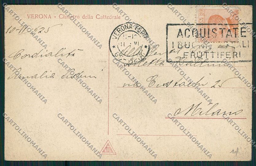Verona Città cartolina ZC3042 – retro