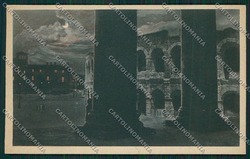 Verona Città Chiaro di Luna cartolina ZC3104 – fronte
