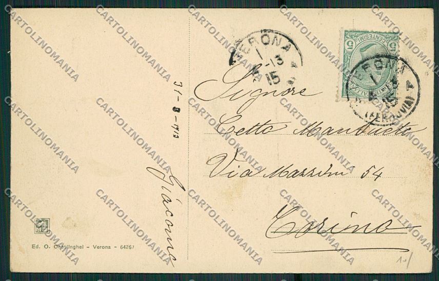 Verona Città cartolina ZC3109 – retro