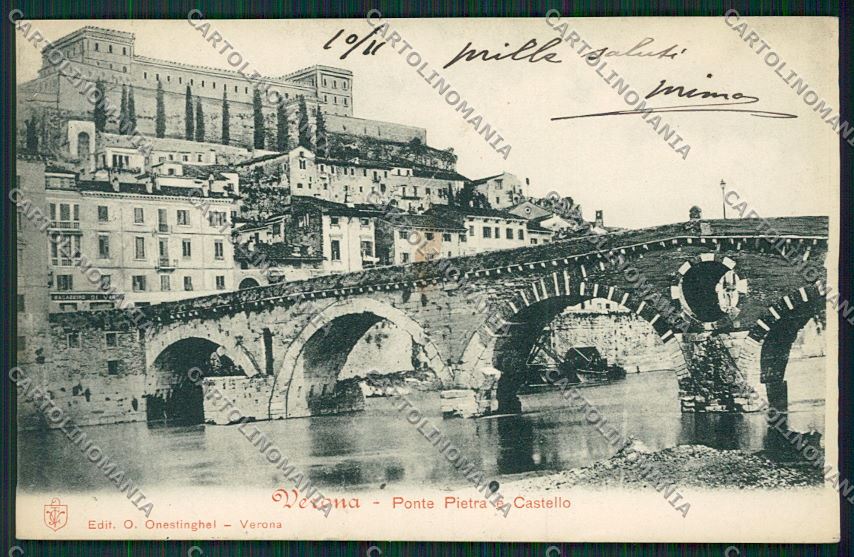 Verona Città Castel San Pietro cartolina ZC3121 – fronte