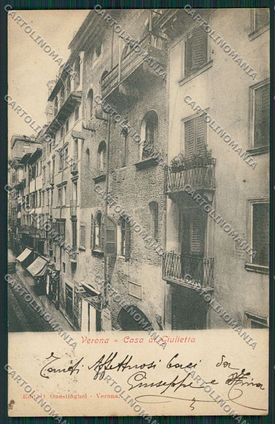 Verona Città Casa di Giulietta cartolina ZC3155 – fronte