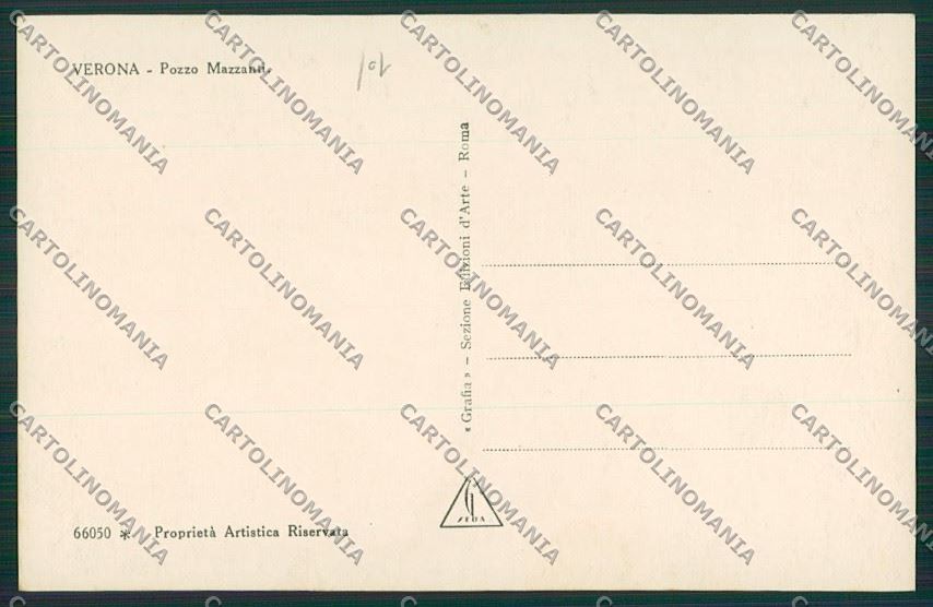 Verona Città Pozzo dei Mazzanti Foto cartolina ZC3191 – retro