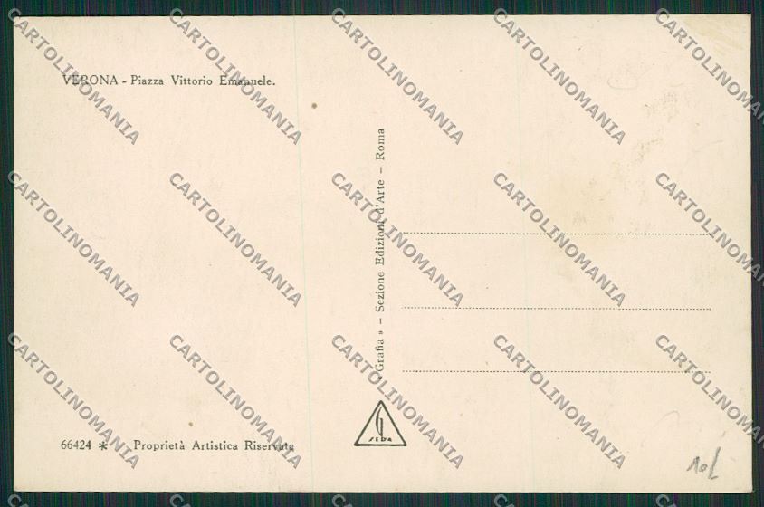 Verona Città Foto cartolina ZC3199 – retro