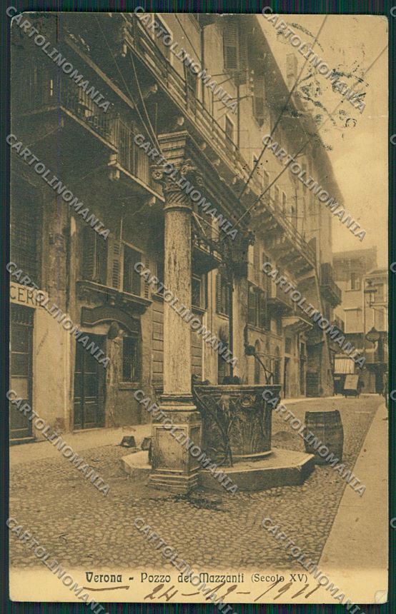 Verona Città Pozzo dei Mazzanti Alterocca cartolina ZC3203 – fronte