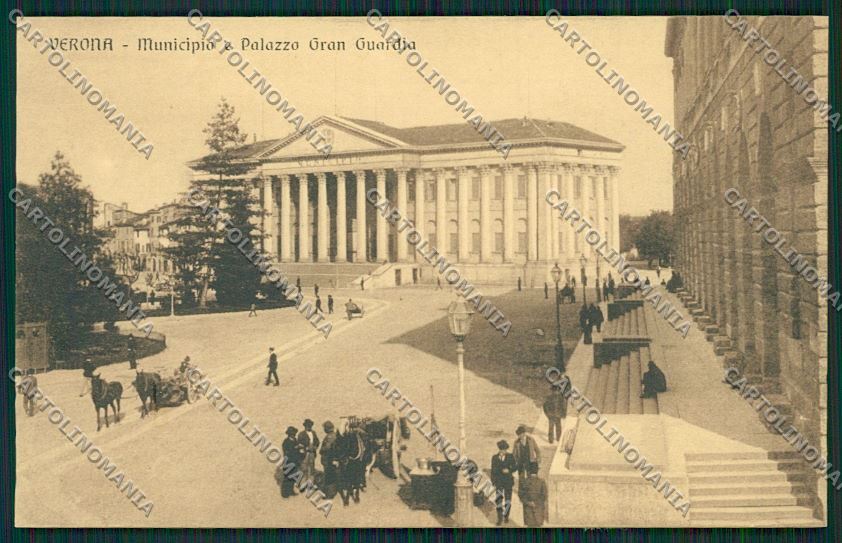 Verona Città Municipio Palazzo di Gran Guardia cartolina ZC3211 – fronte