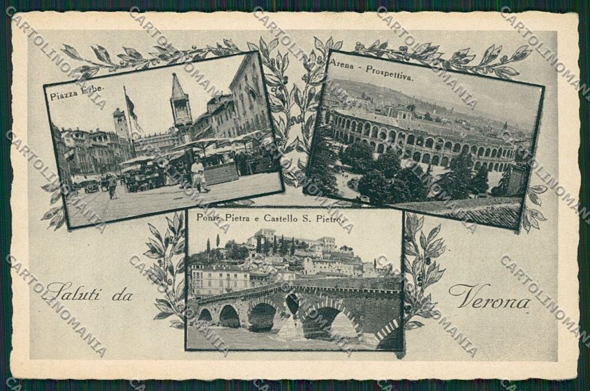 Verona Città Saluti da cartolina ZC3223 – fronte