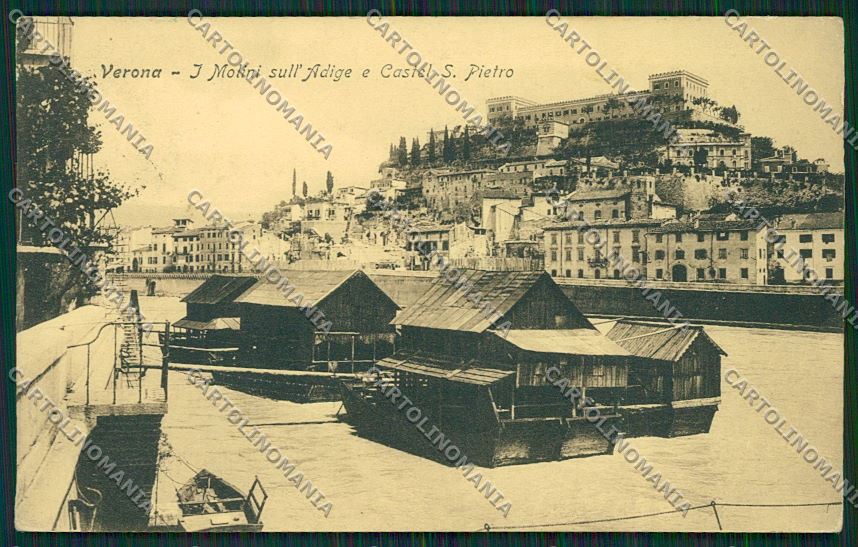 Verona Città Castel San Pietro Alterocca ANGOLO SCOLLATO cartolina ZC3224 – fronte