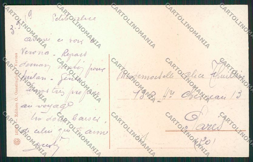 Verona Città cartolina ZC3226 – retro