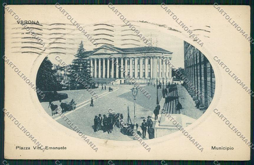 Verona Città Municipio cartolina ZC3244 – fronte