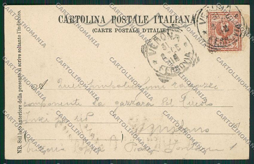 Verona Città Castel San Pietro cartolina ZC3247 – retro