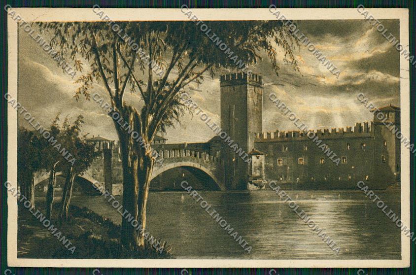 Verona Città Chiaro di Luna cartolina ZC3274 – fronte
