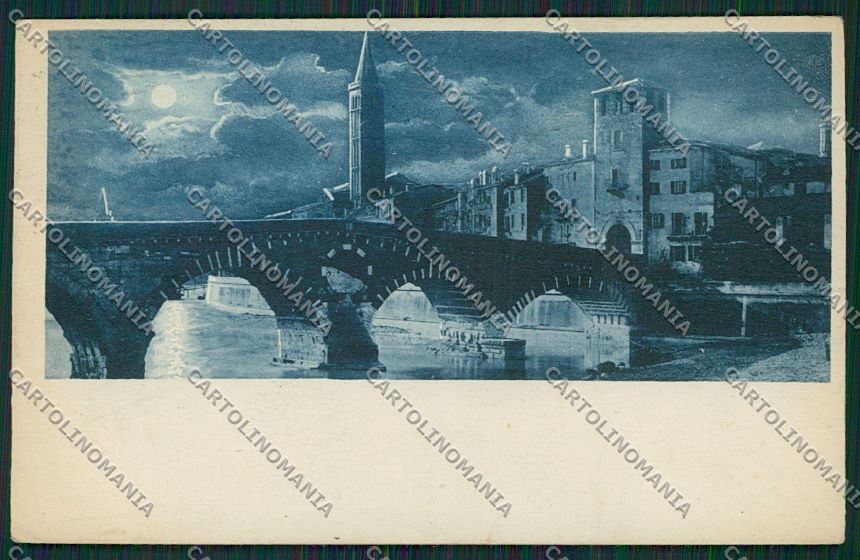 Verona Città Chiaro di Luna cartolina ZC3277 – fronte