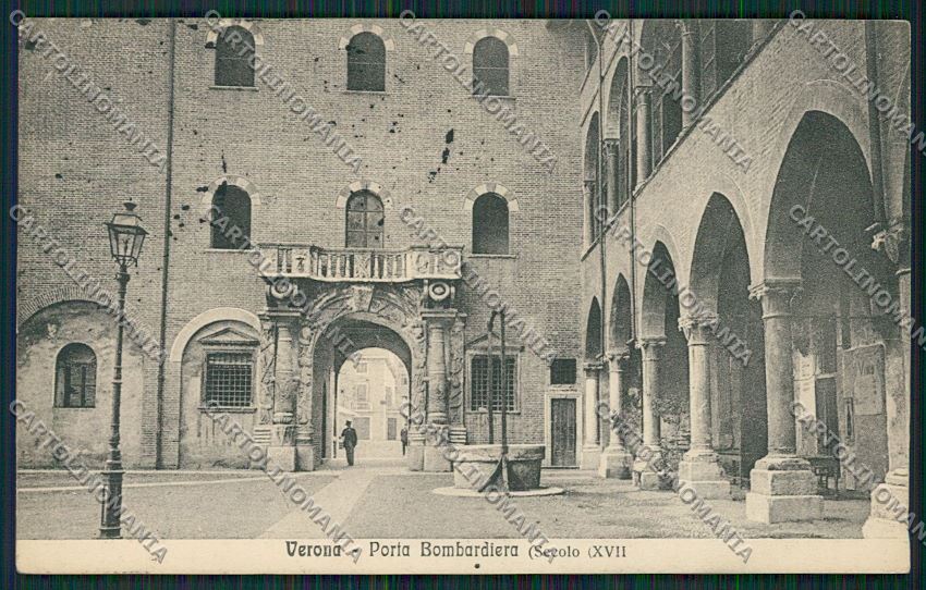 Verona Città Porta Bombardiera Alterocca PIEGHINE cartolina ZC3308 – fronte
