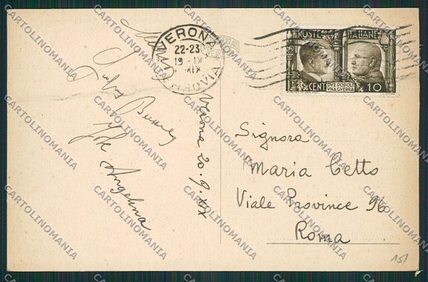 Verona Città cartolina ZC3309 – retro