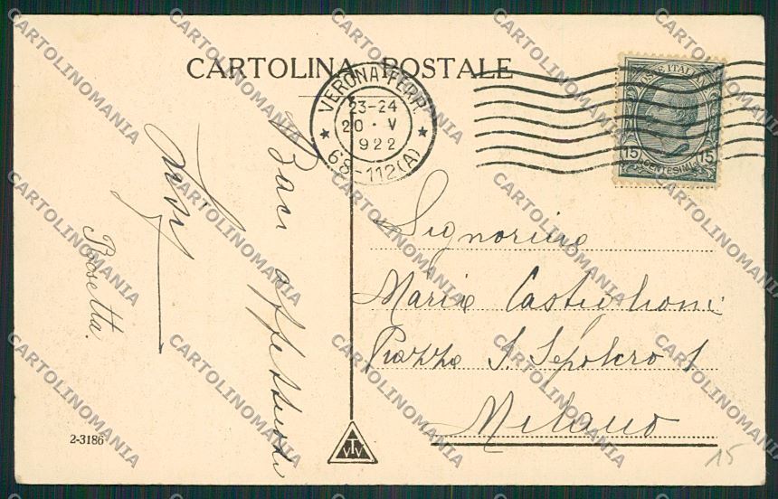 Verona Città cartolina ZC3322 – retro