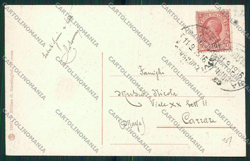 Verona Città cartolina ZC3354 – retro