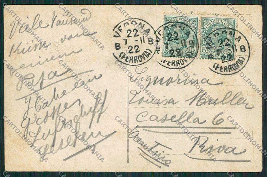 Verona Città Alterocca 4286 cartolina ZC3359 – retro