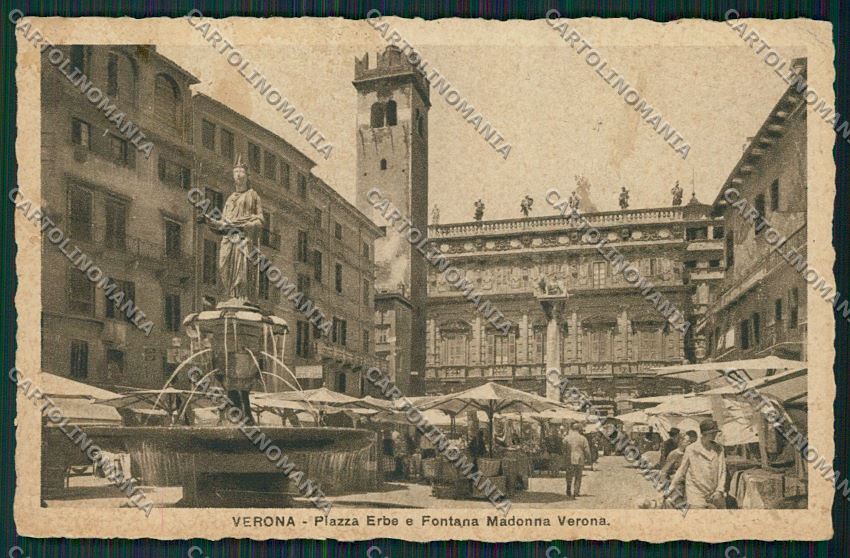 Verona Città Fontana Madonna cartolina ZC3364 – fronte