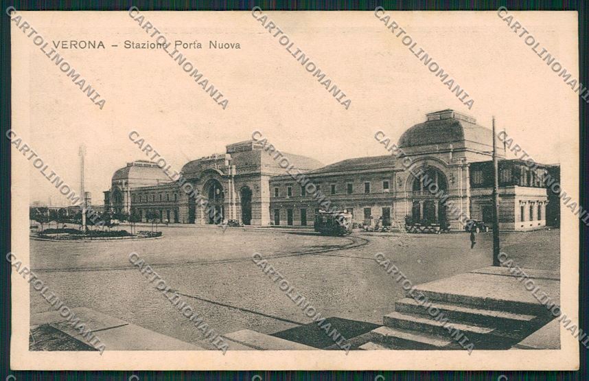 Verona Città Stazione Porta Nuova cartolina ZC3412 – fronte