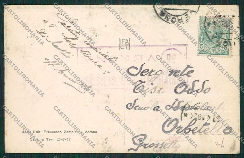 Verona Città cartolina ZC3417 – retro