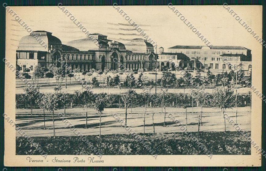 Verona Città Stazione Porta Nuova cartolina ZC3418 – fronte