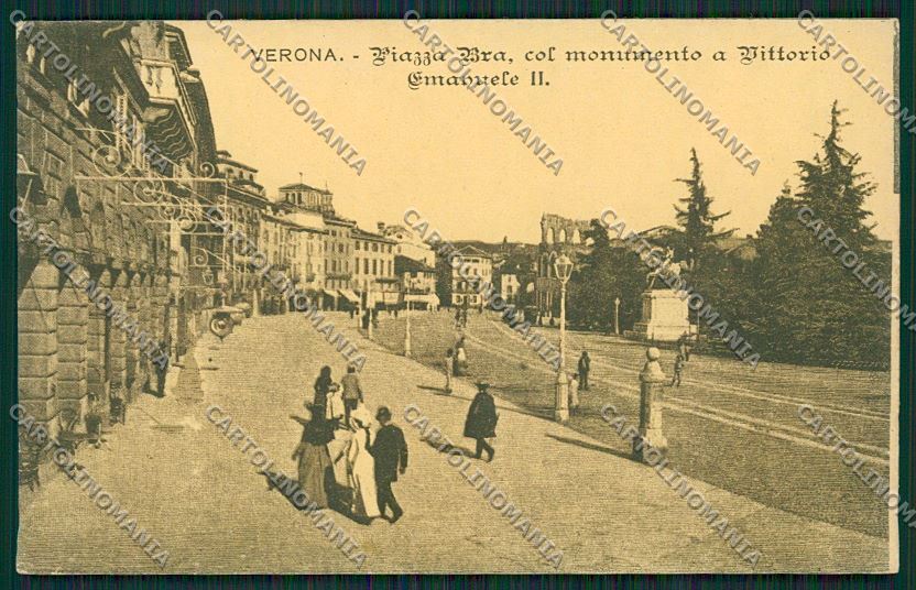 Verona Città Monumento Vittorio Emanuele II cartolina ZC3422 – fronte