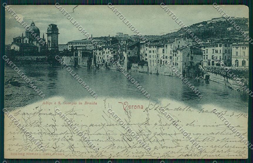 Verona Città Chiaro di Luna cartolina ZC3429 – fronte