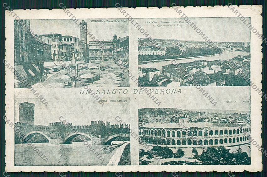 Verona Città Saluti da cartolina ZC3430 – fronte