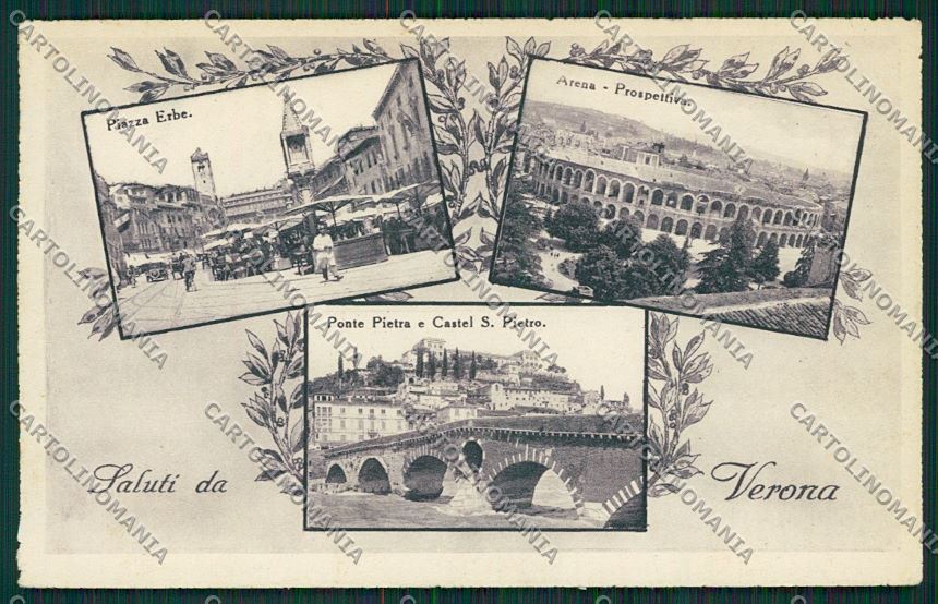 Verona Città Saluti da cartolina ZC3431 – fronte