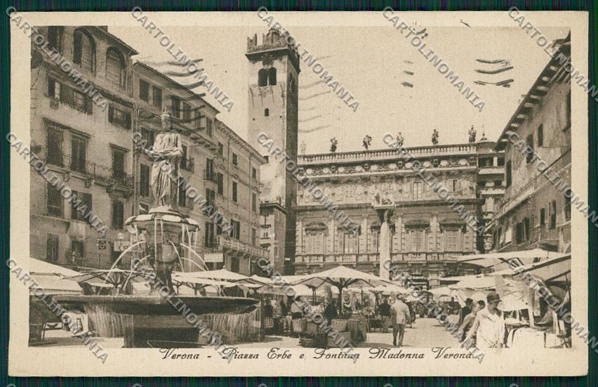 Verona Città Fontana Madonna cartolina ZC3455 – fronte