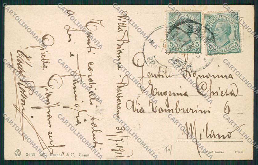 Brescia Isola del Garda cartolina ZC3536 – retro