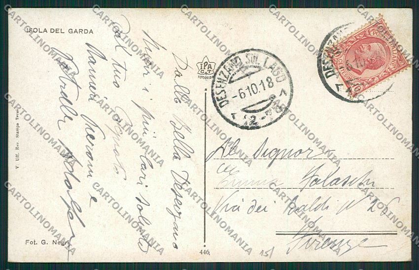 Brescia Isola del Garda cartolina ZC3541 – retro