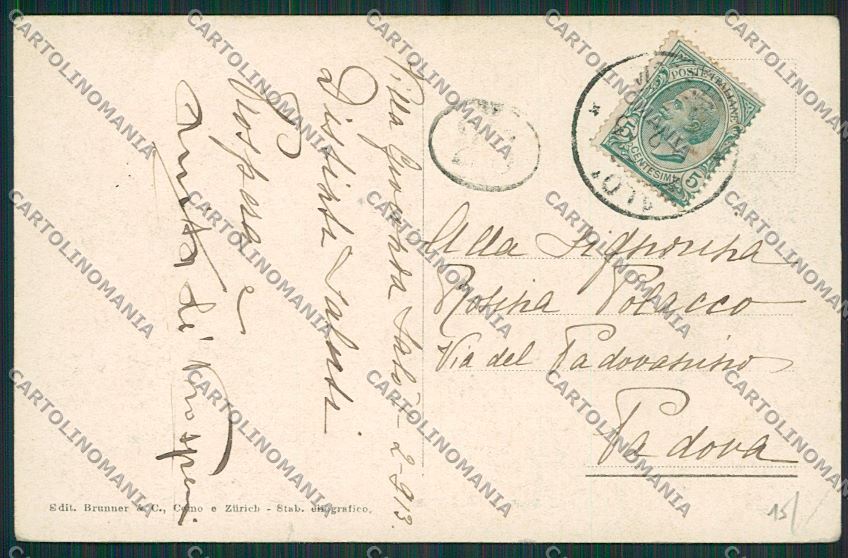 Verona Malcesine cartolina ZC3576 – retro