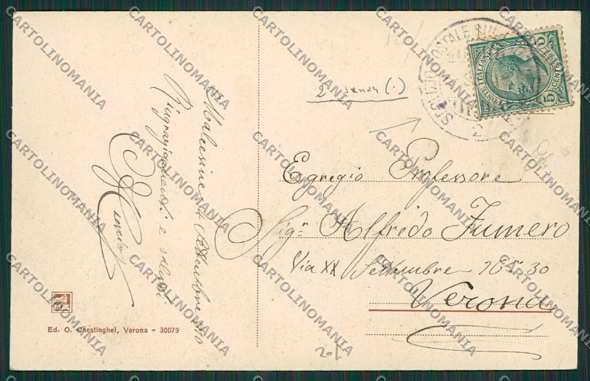 Verona Malcesine cartolina ZC3591 – retro