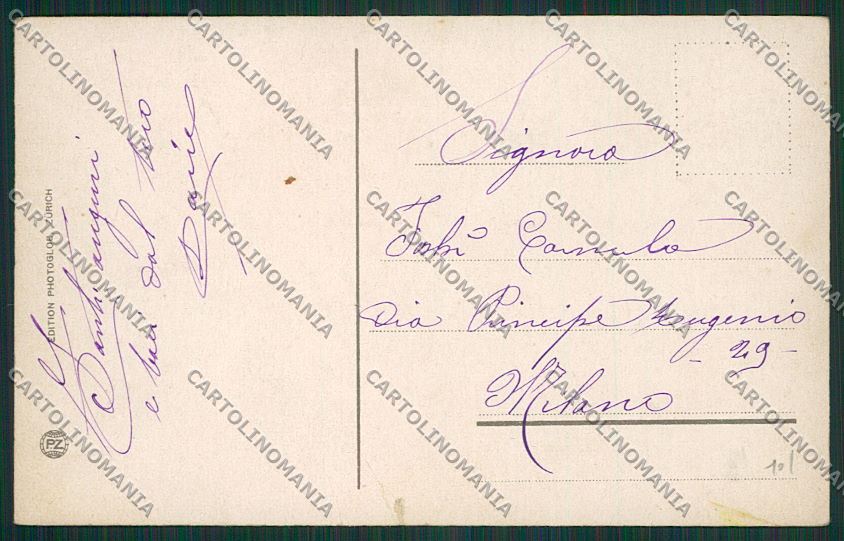Brescia Lago di Garda Mappa cartolina ZC3622 – retro