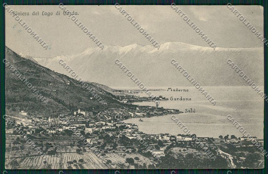 Brescia Maderno Gardone Salò cartolina ZC3634 – fronte