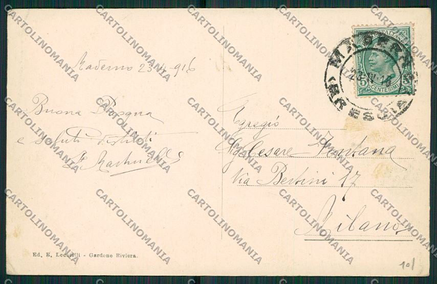 Brescia Maderno Gardone Salò cartolina ZC3634 – retro