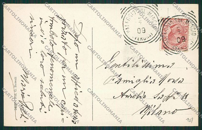 Verona Valeggio sul Mincio cartolina ZC3664 – retro