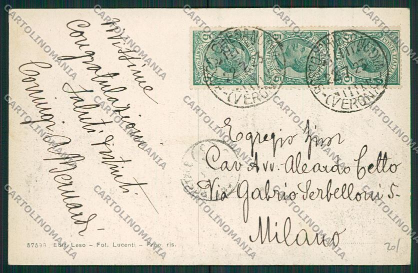 Verona Bosco Chiesanuova cartolina ZC3701 – retro