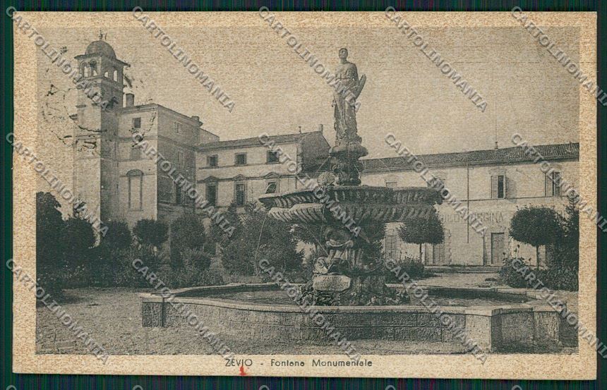 Verona Zevio Fontana Monumentale cartolina ZC3704 – fronte