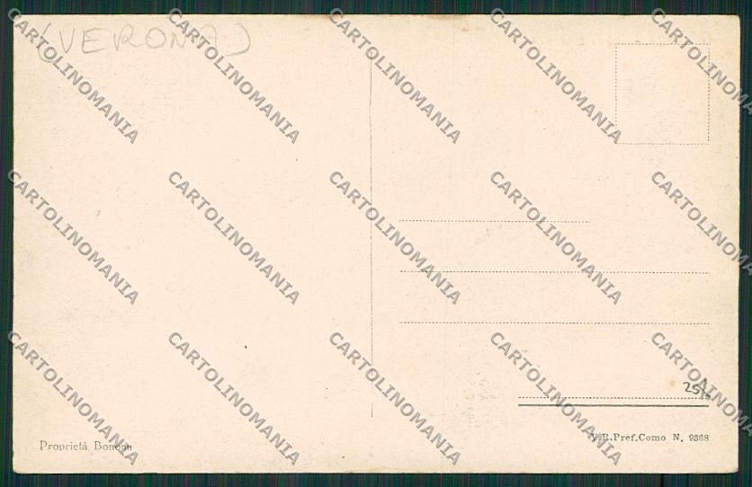 Verona Tregnago Scuole Comunali cartolina ZC3706 – retro
