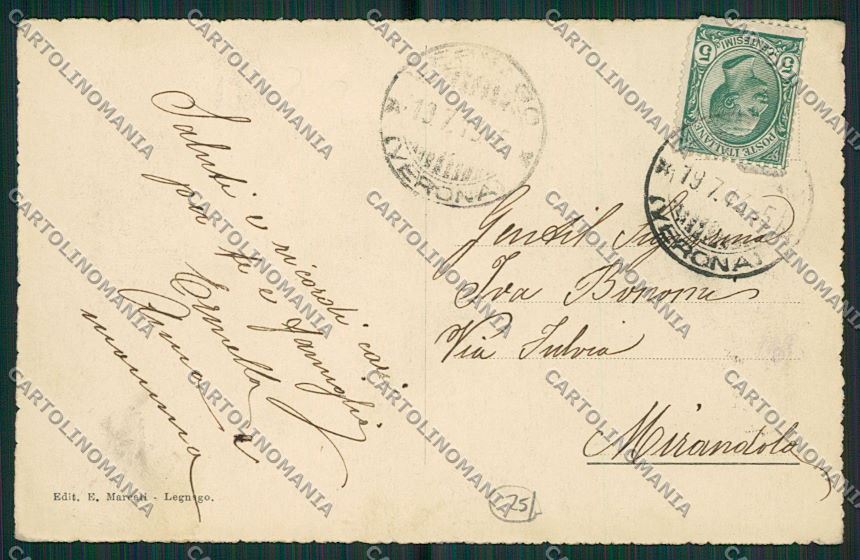 Verona Legnago cartolina ZC3710 – retro